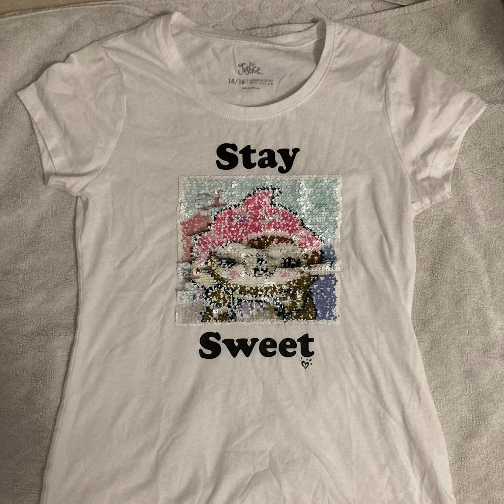 Justice Stay sweet shirt